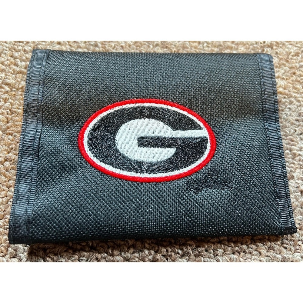 NCAA‎ Printed Tri-Fold Nylon Wallet RICO Ga Bulldogs